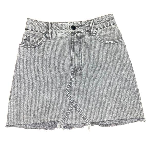 RVCA Siena High-Waisted Striped Denim Skirt – Size 24 - Picture 1 of 8